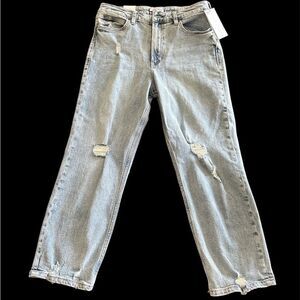 Dear John distressed hi rise Frankie cropped jeans 29 NWT
